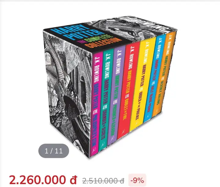 Harry Potter коллекция на английском языке
