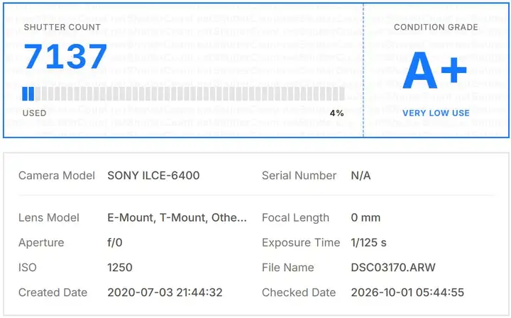 Sony α6400