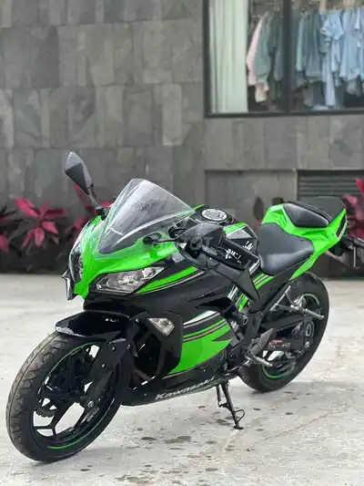 Kawasaki Ninja 300 2017 сине-черный