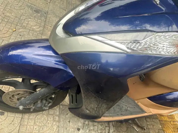 Honda Lead, синий, скутер