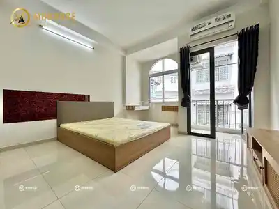 Студия с балконом на улице Бах Данг рядом с аэропортом