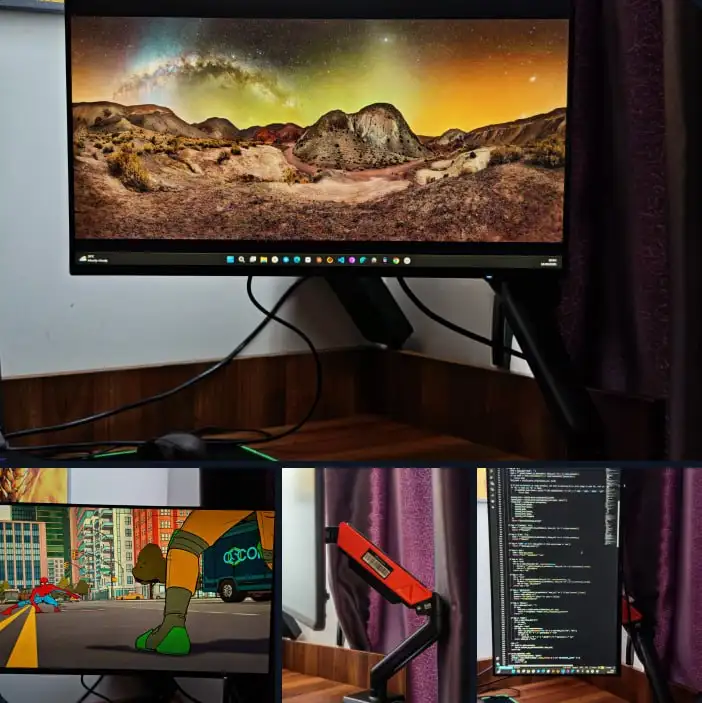 Монитор MSI PRO MP252 24.5" + кронштейн с газлифтом
