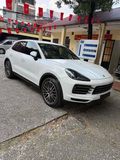 Porsche Cayenne 2019 Белый/Коричневый