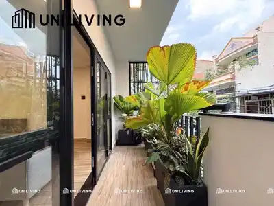 СДАЁТСЯ КВАРТИРА РЯДОМ С МОСТОМ САЙГОН, ЧАННАО, ПОЛНОСТЬЮ МЕБЛИРОВАНА, БАЛКОН