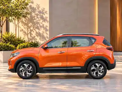 Kia Sonet Luxury 2022 цвета марсианский красный