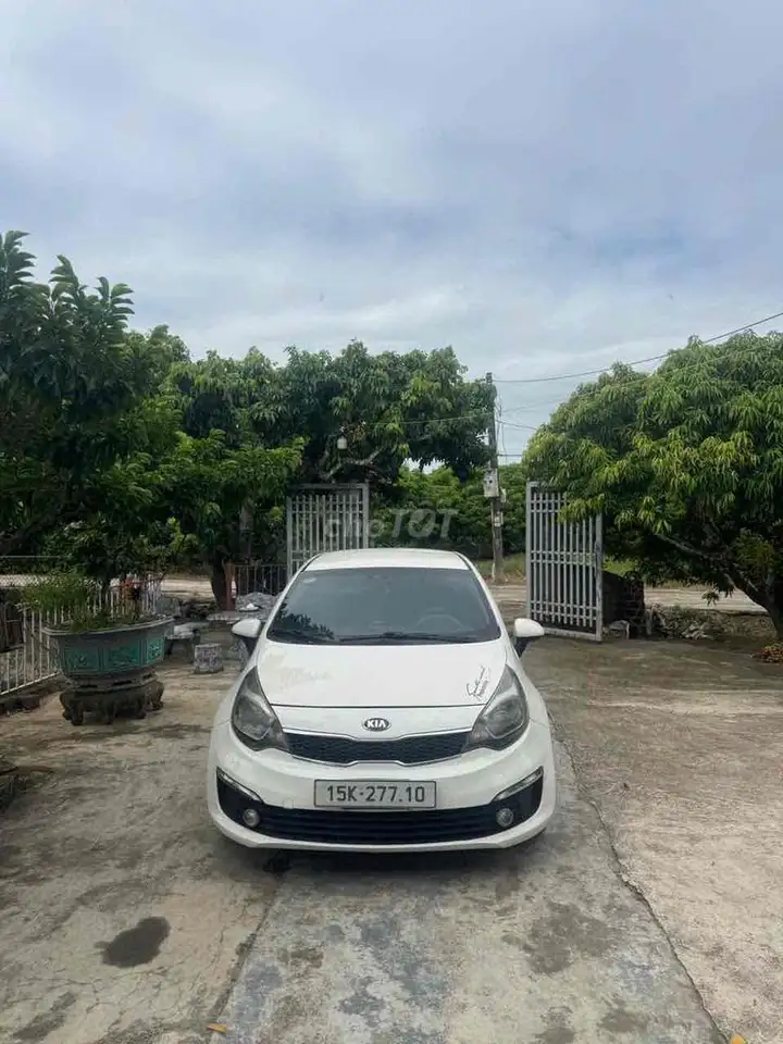 Kia Rio 2014, белый