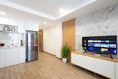 ЖК Golden Mansion – улица Пхо Куанг, квартира 43м², с мебелью, 12 млн/мес