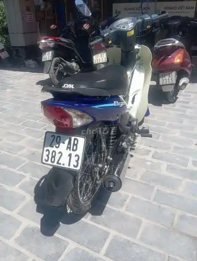 SYM Elegant 50cc Сине-белый полуавтомат