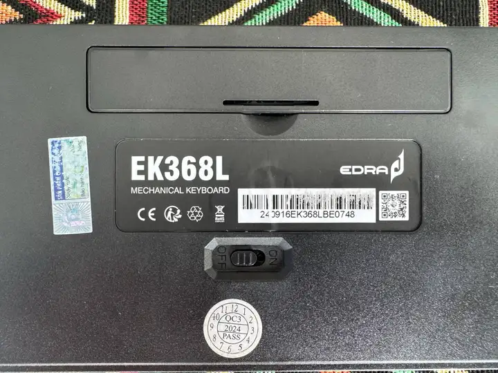 Механическая клавиатура edra ek386l