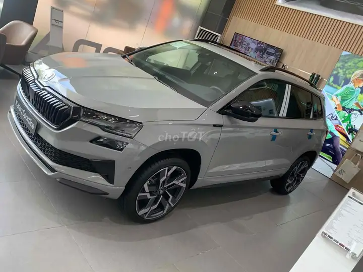 Skoda Karoq Sportline 2025, серый