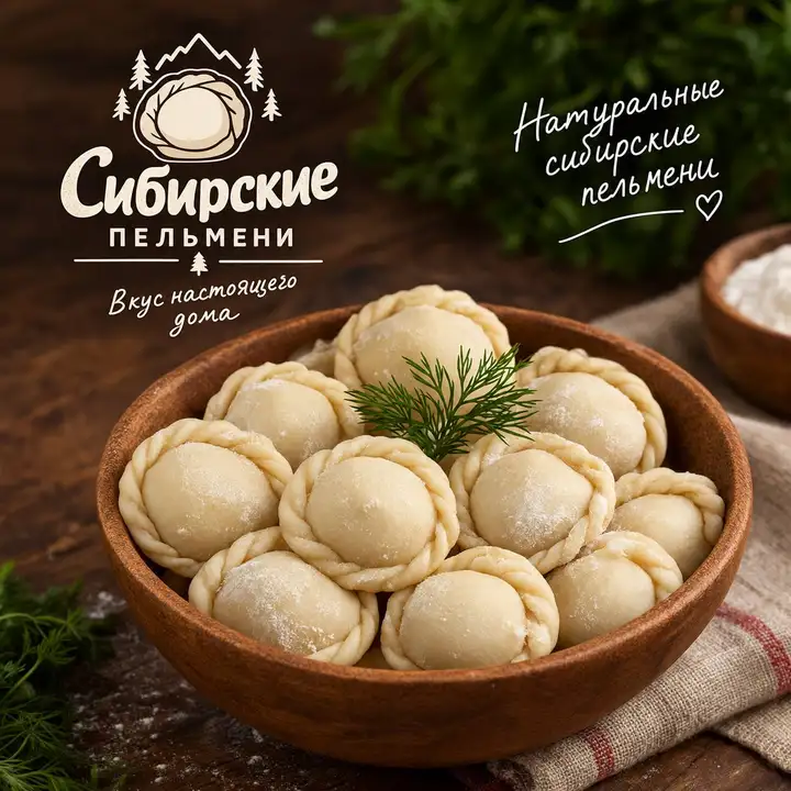 Сибирские пельмени домашние