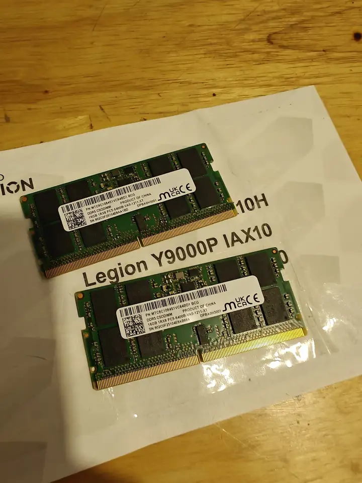 Оперативная память для ноутбука 32GB DDR5 6400MHz SODIMM