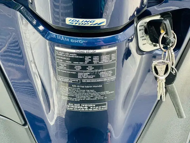 Honda SH 125 2017 синий, от собственника, родной мотор, тихий
