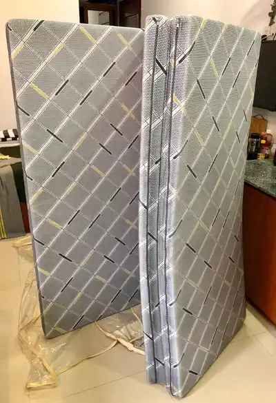 Складной трёхсекционный матрас 160×200 см