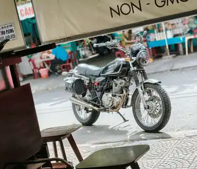 Suzuki EN150, полный кастом classic