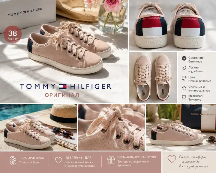 Серьги, кеды Tommy Hilfiger, блузка Zara, браслеты