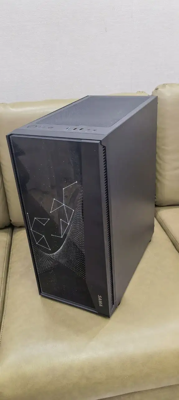 Корпус SAMA Magic ATX с вентилятором GameMax FN-12 Rainbow-C9 RGB