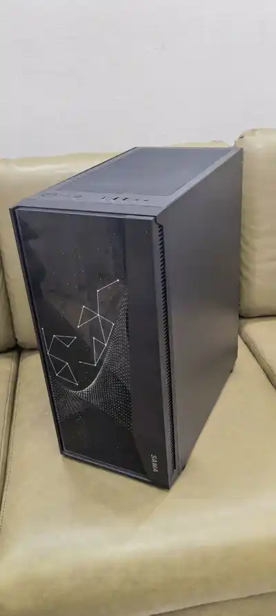 Корпус SAMA Magic ATX с вентилятором GameMax FN-12 Rainbow-C9 RGB