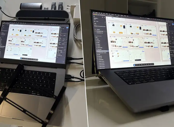 Macbook Pro 16 M1 Pro 32gb 512gb + портативный монитор 2к