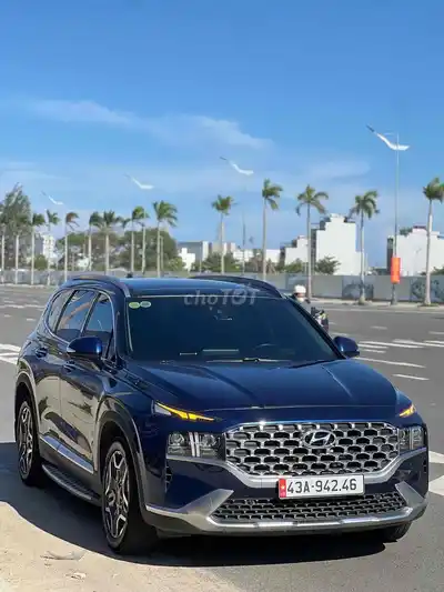 Hyundai Santafe 2021 2.2D Premium Синий 90000 км