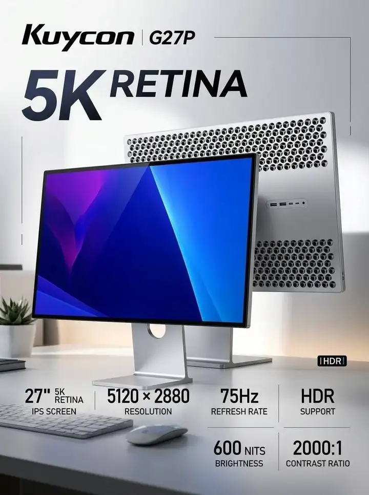 Монитор Kuycon 27" 5K