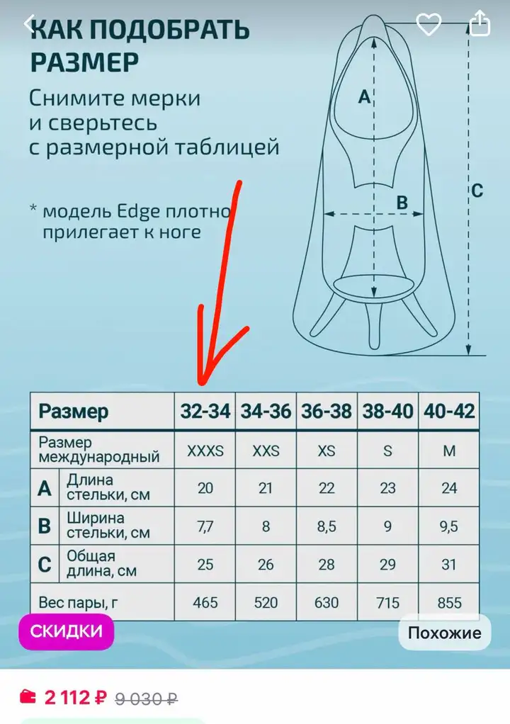 Детские ласты