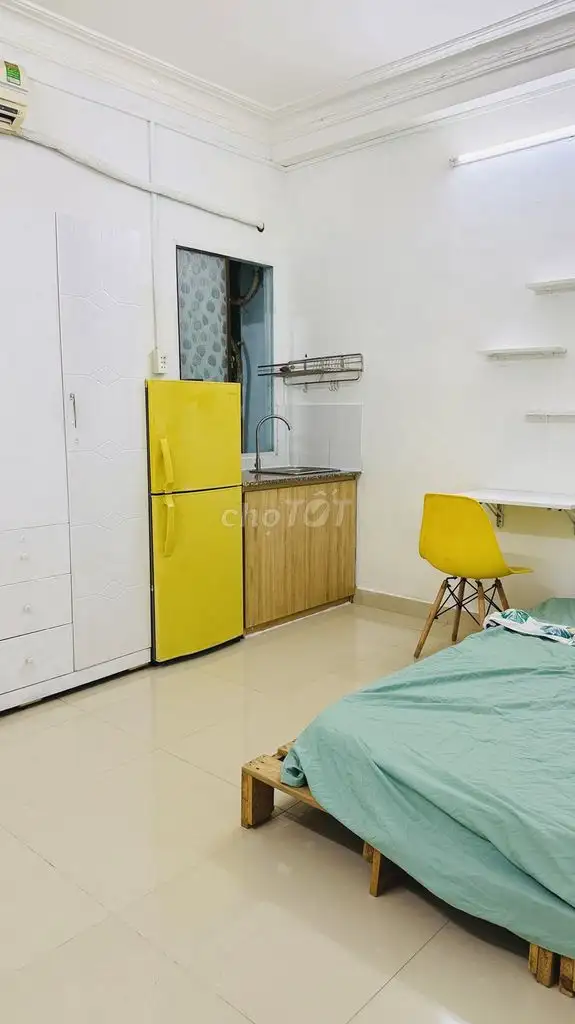 Студия 1 человек 15м2 окно - Тан Бинь - парк Бау Кат 3, Etown, аэропорт T3