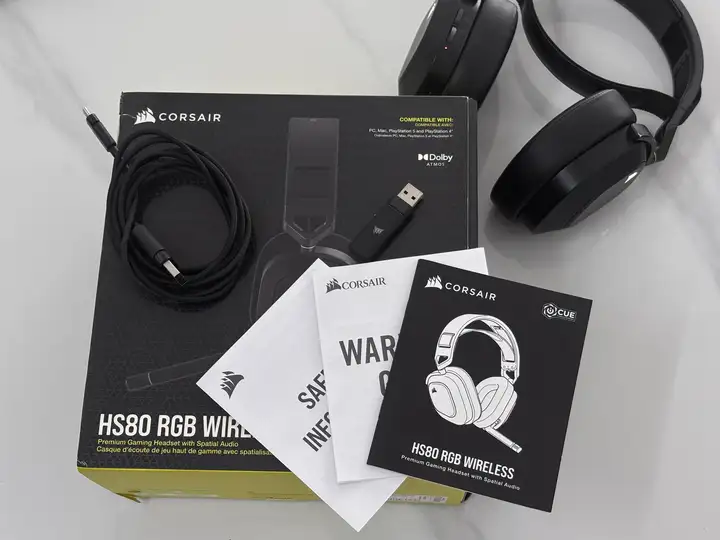 Беспроводная гарнитура Corsair HS80 RGB Wireless