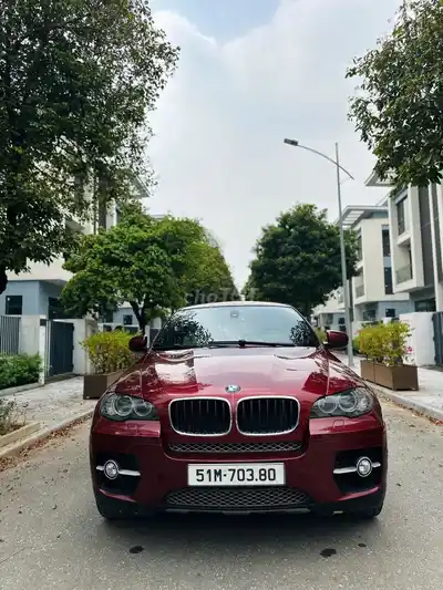 BMW X6 3.0 2008 красный