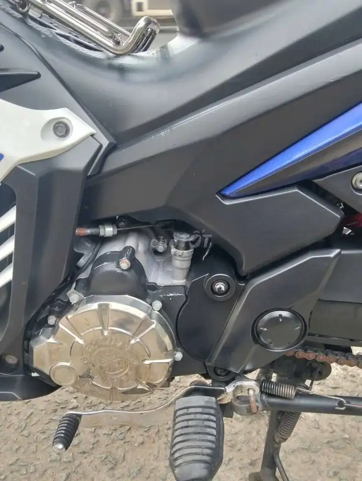 Yamaha Exciter 2013, сине-белый, пробег 82209 км
