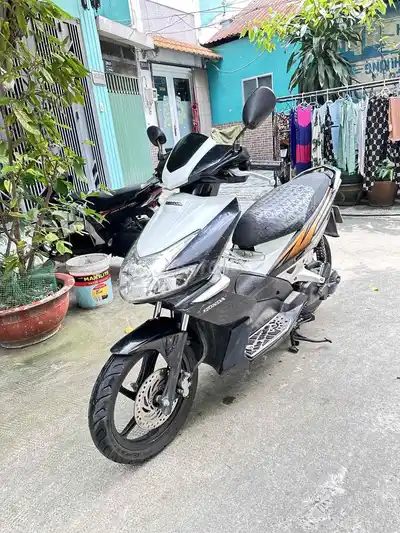 HONDA AIR BLADE 2009 ЧЕРНО-БЕЛЫЙ