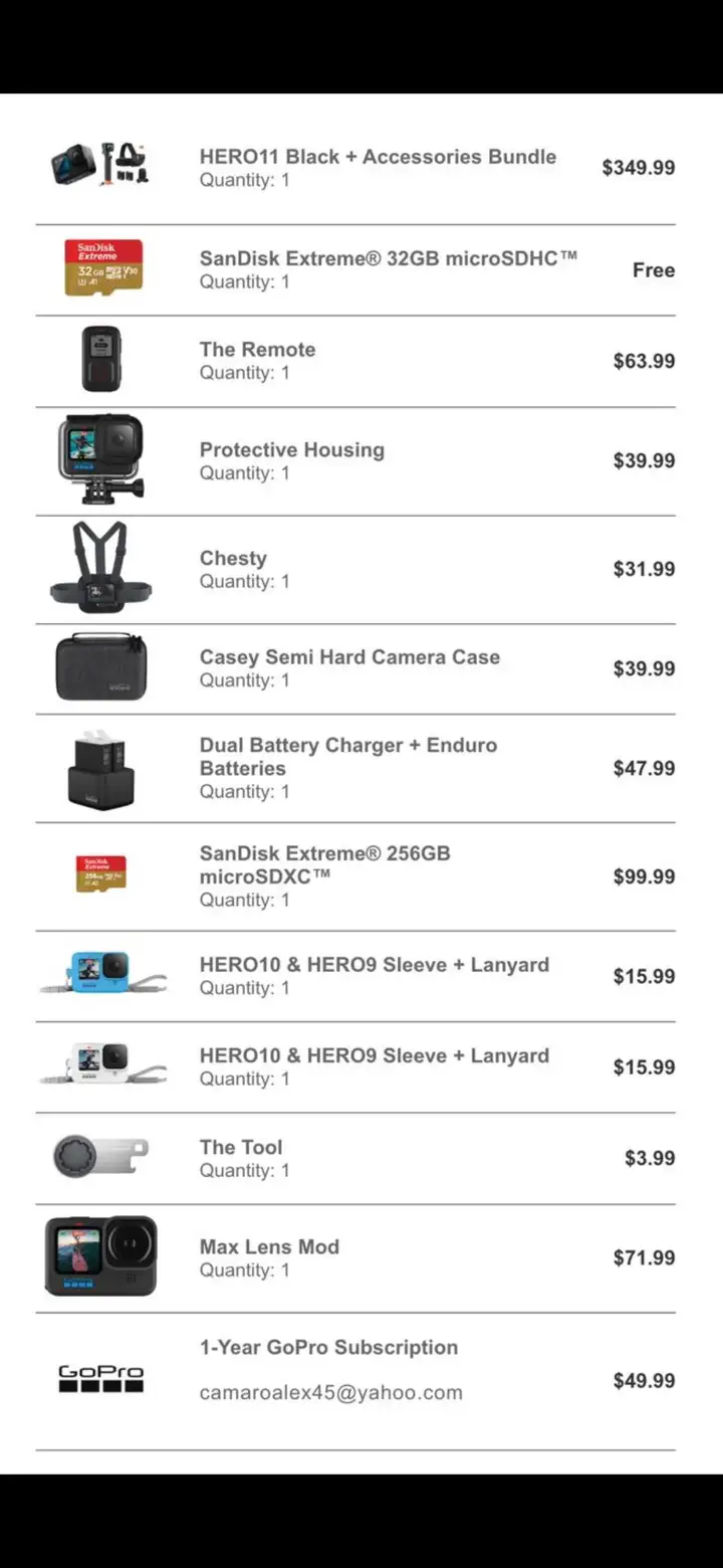 GoPro 11 Black с комплектом аксессуаров