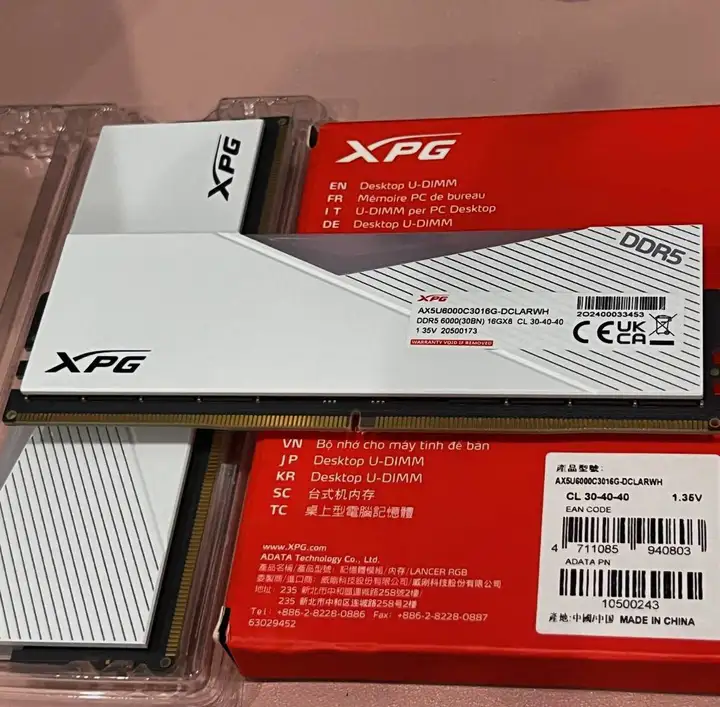 DDR5 16GB 6000MHz ARGB комплект из двух