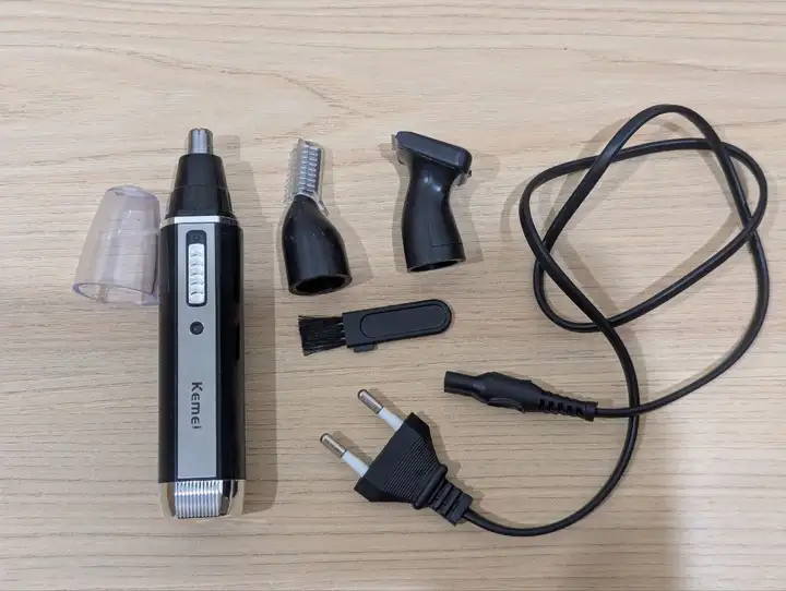 Машинка для стрижки Kemei KM-5017 и триммер 3-в-1 Kemei KM-6630