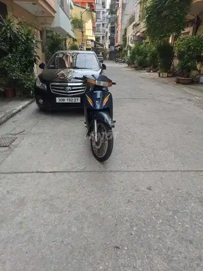 Suzuki Viva Thái синий скутер с механической коробкой