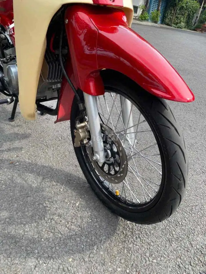 Suzuki Xipo 110 красный с кремово-желтым, после полной сборки