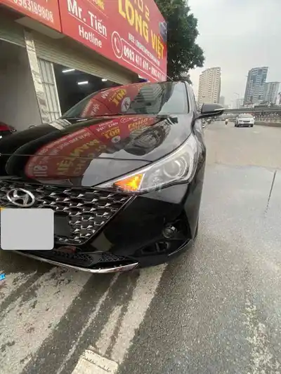 Автомобильный номер Hyundai Accent 2022 черный