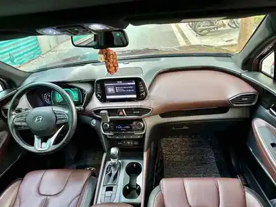 Hyundai Santafe Полная комплектация бензин 2019 Красный
