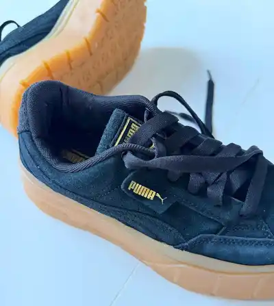 Original Puma Platform Sneakers EU38 Black Suede