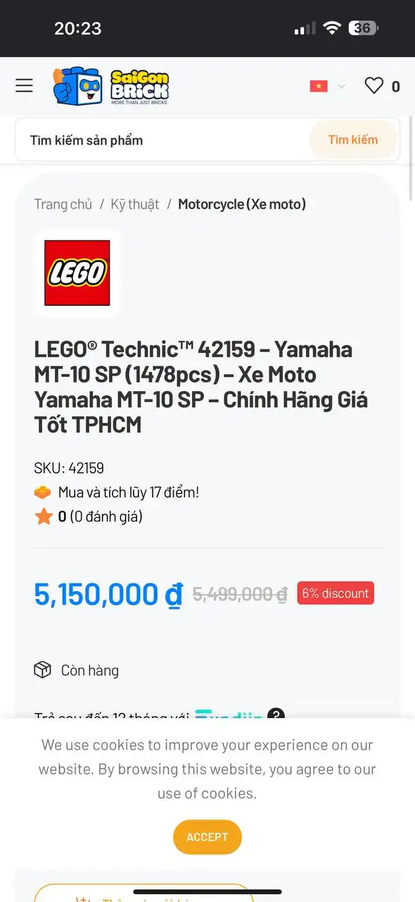 LEGO YAMAHA MT-10SP
