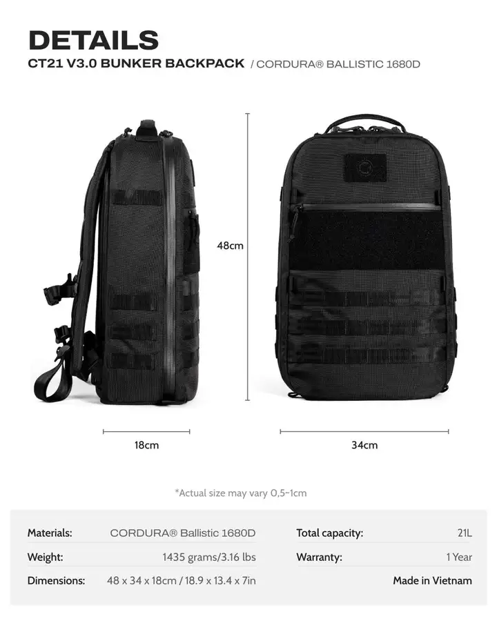 Тактический рюкзак CTactical CT21 V3.0