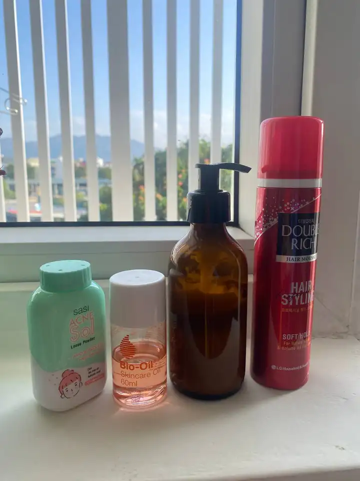 Прозрачная пудра для проблемной кожи, масло bio oil, лосьон для тела, пенка