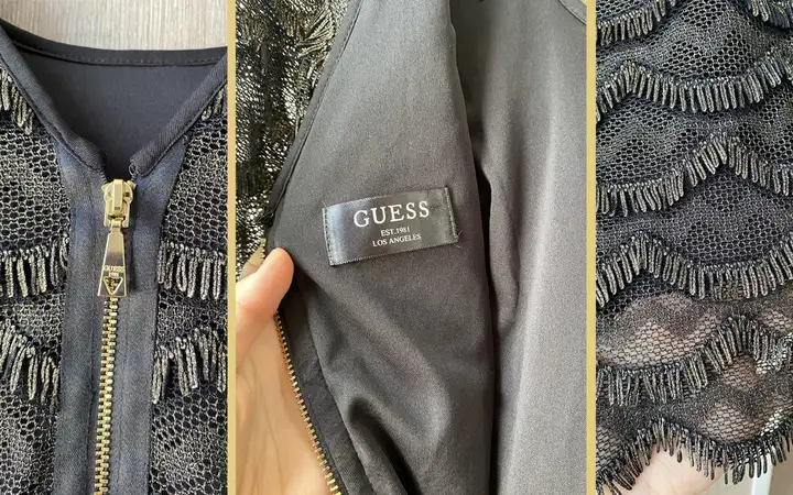 Шорты ET BOITE, топ с люрексом, коктейльное платье Guess, кружевное платье, клатч