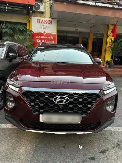 Hyundai Santafe Полная комплектация бензин 2019 Красный