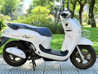 Белая Honda Scoopy