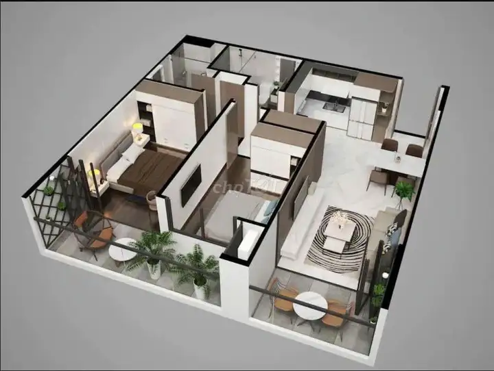 Переуступка от собственника: 2К квартира в Fiato Uptown, Ту Дык