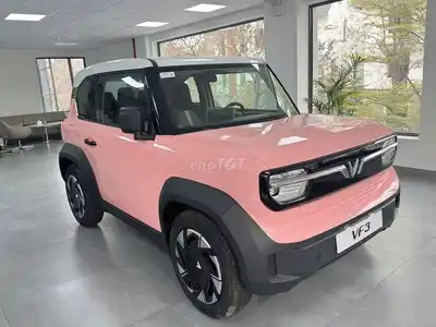 Электромобиль VinFast VF3, розовый