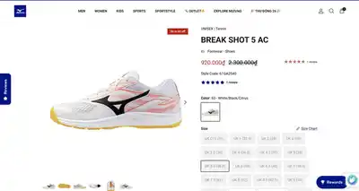 Кроссовки Mizuno Break Shot 5 AC
