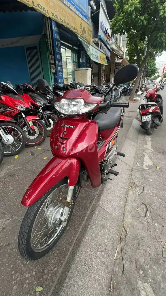Honda Wave Alpha 2002, красная, механика