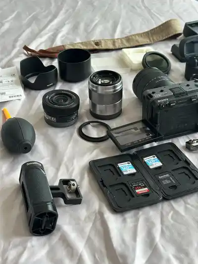 Sony FX30 сетап с объективами и аксессуарами